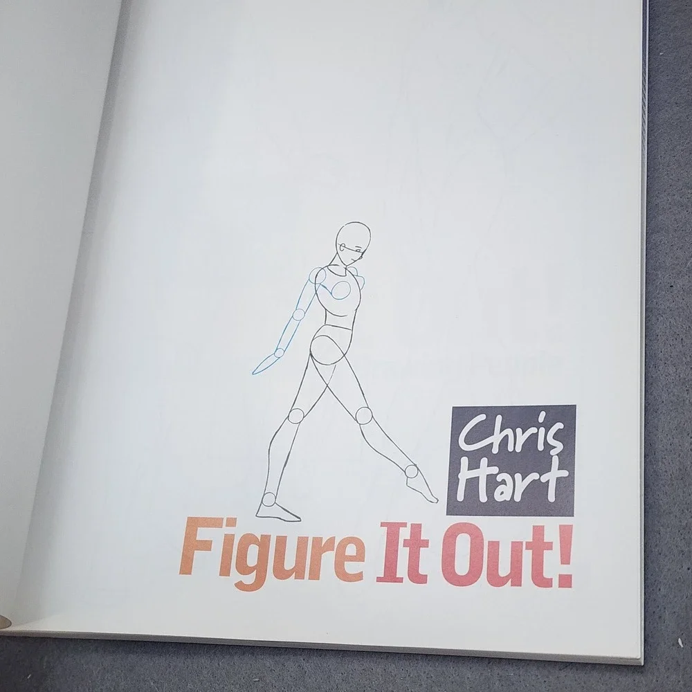 Chris Hart Figure It‎ Out Drawing People Guide Art Instruction Paperback OS